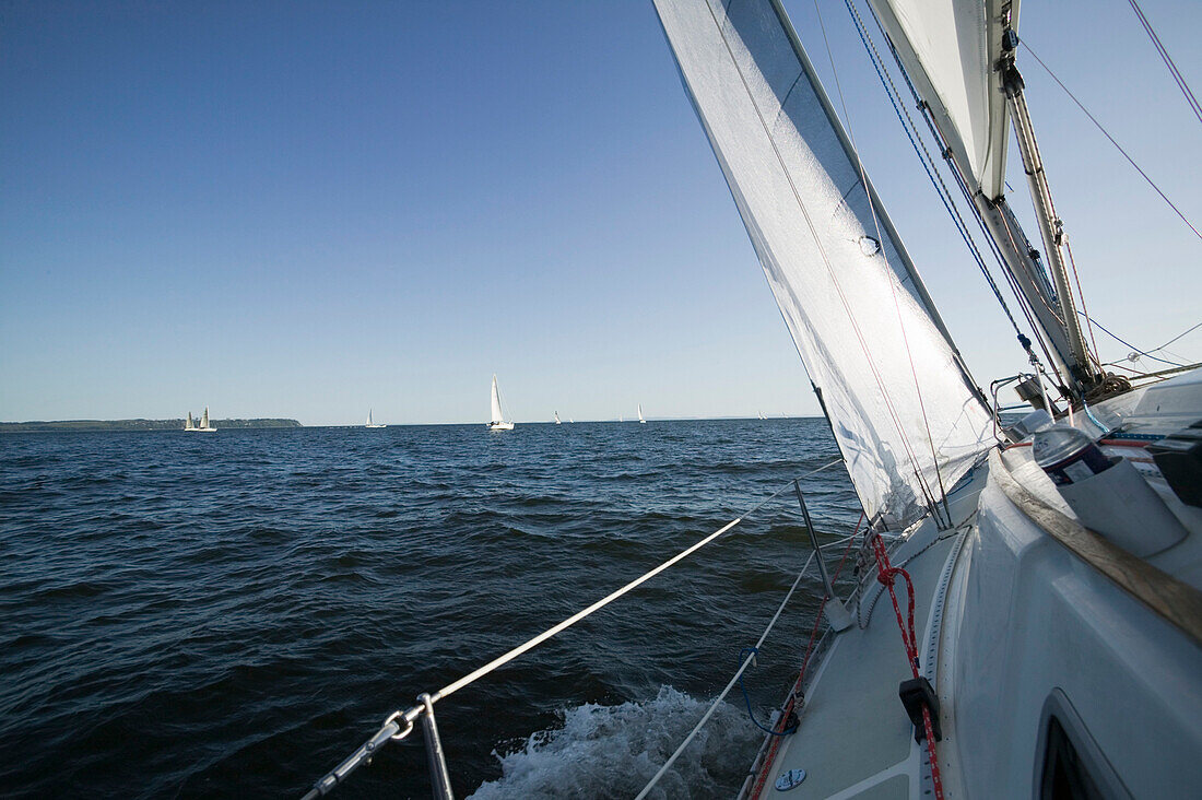 Sail Racing, West Vancouver Yacht Club, West Vancouver, Bc Canada