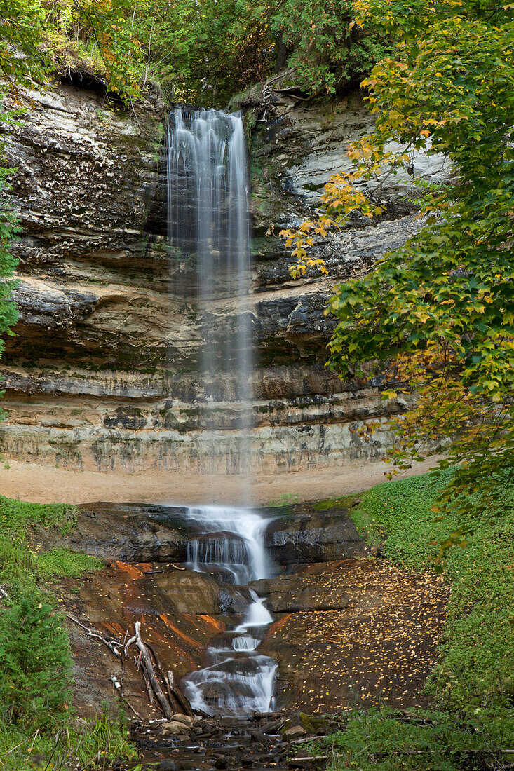 'Waterfall Near Marquette; Michigan, United States of America'