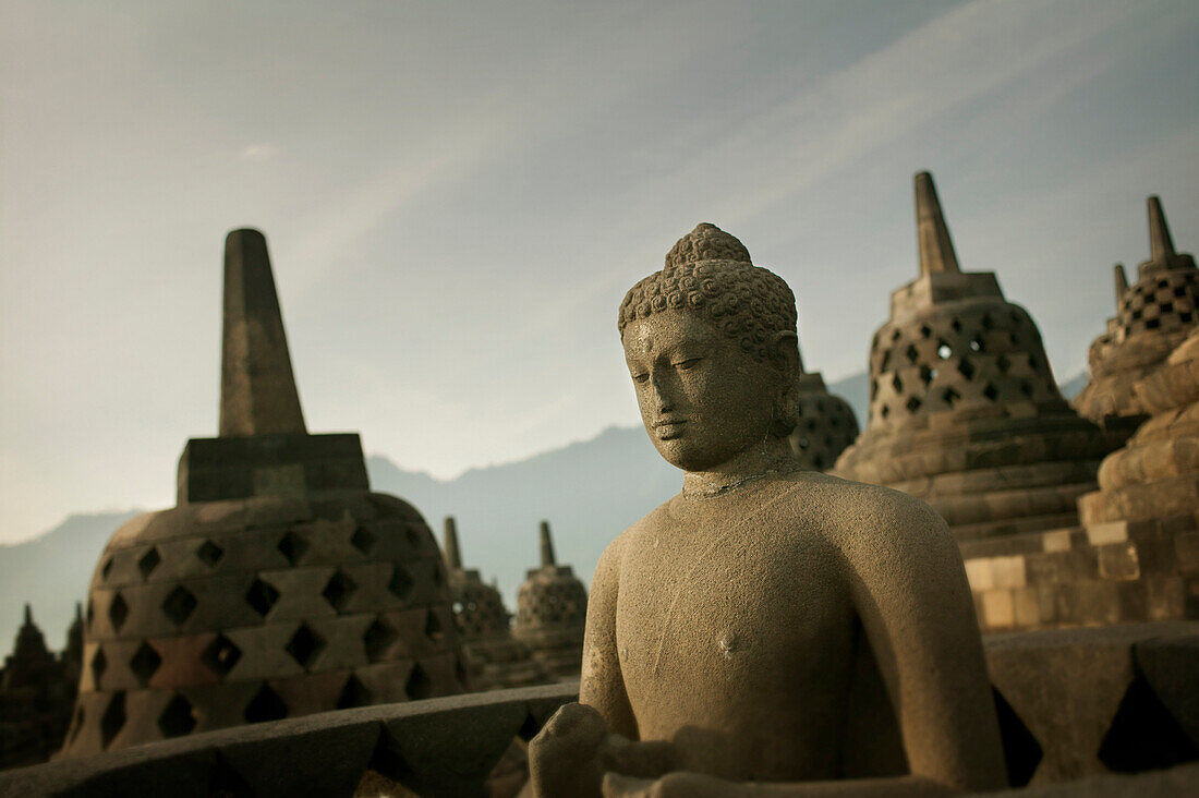 'Borobudur Temple; Magelang, Central Java, Indonesia'