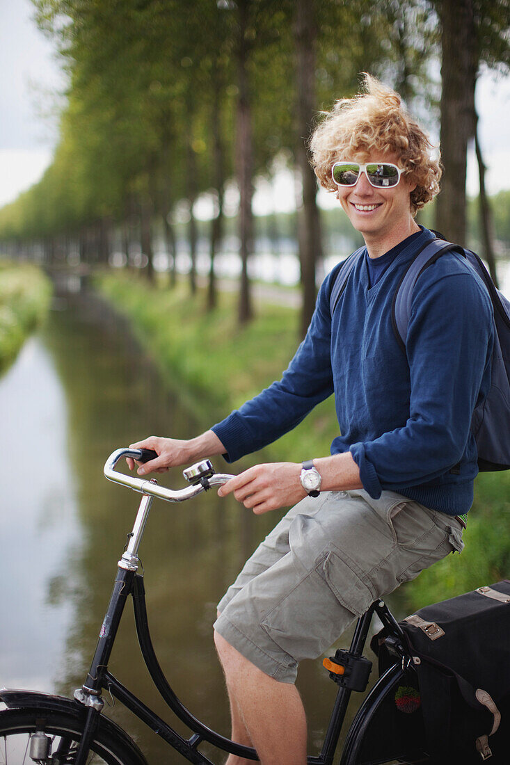 'A Young Man On His Bike; Houten, The Netherlands'