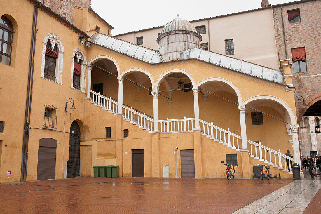'The Grand Staircase Of Lo Scalone D'onore; Ferrara, Emilia-Romagna, Italy'