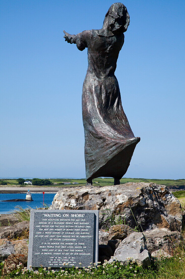 'Waiting On Shore' Monument; Rosses Point, County Sligo, Ireland'