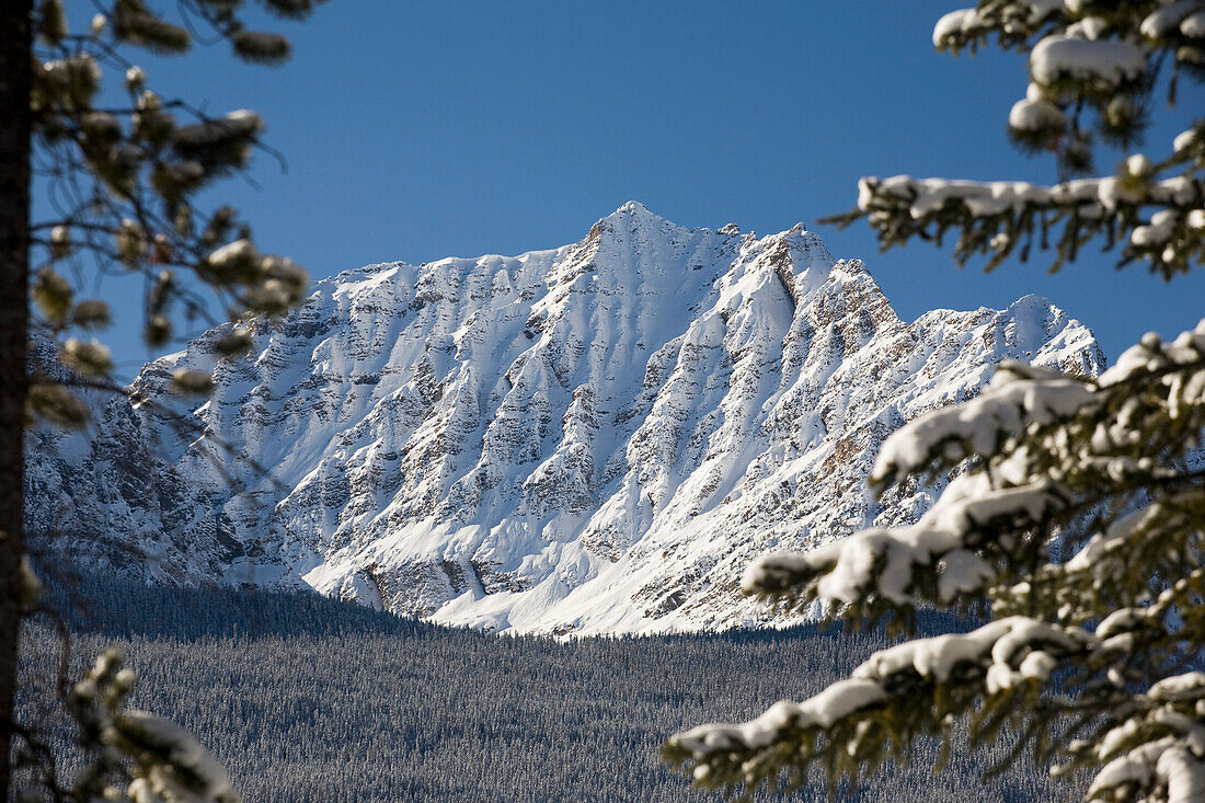 'Snow-Covered Mountain; Lake Louise, Alberta, Canada'