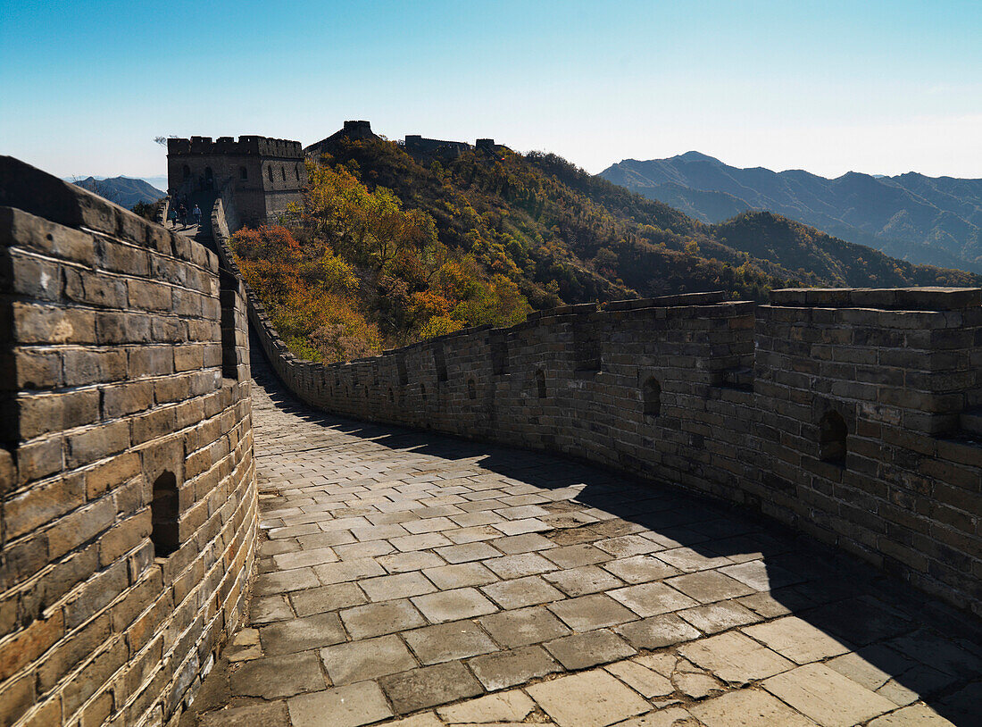 'Path On The Mutianyu Section Of The Great Wall Of China; Beijing, China'