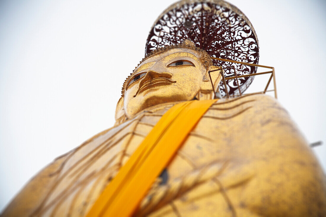 'Tall Standing Thai Buddha; Bangkok, Thailand'