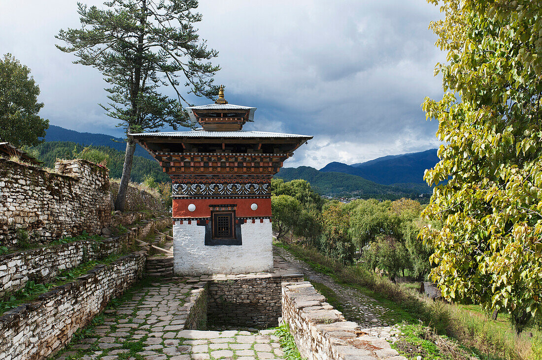 'A Structure At Wangdichholing Palace; Bumthang District Bhutan'