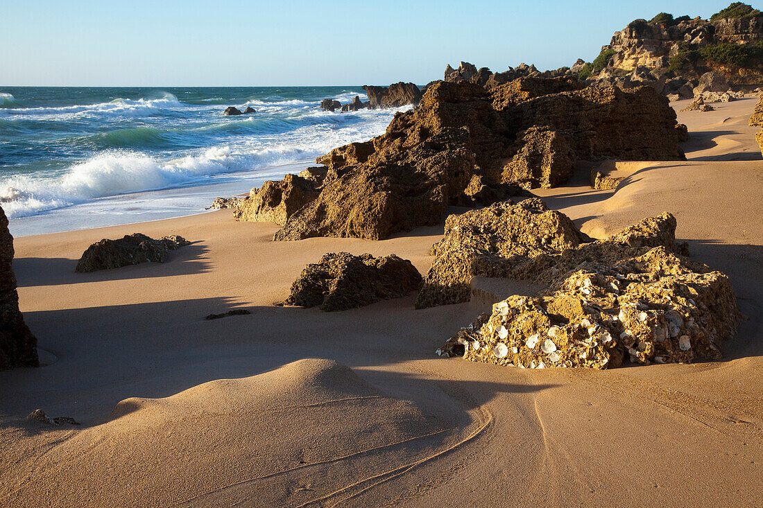 'Rocky Beach; Chiclana De La Frontera Spain'