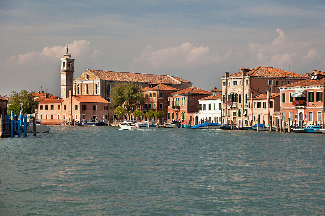 'Buildings Along The Canal; Murano, Italy'