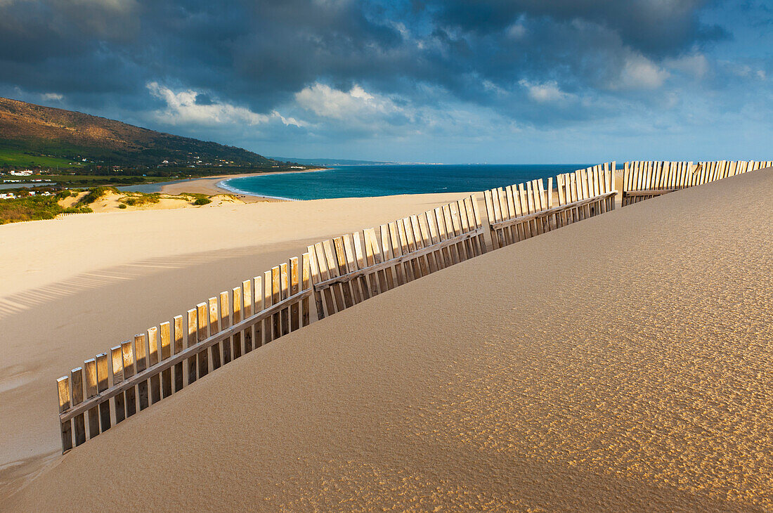 'Punta Paloma Sand Dunes; Tarifa, Costa De La Luz, Cadiz, Andalusia, Spain'