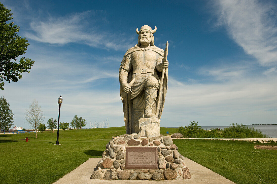 Viking Statue, Gimli, Manitoba, Canada