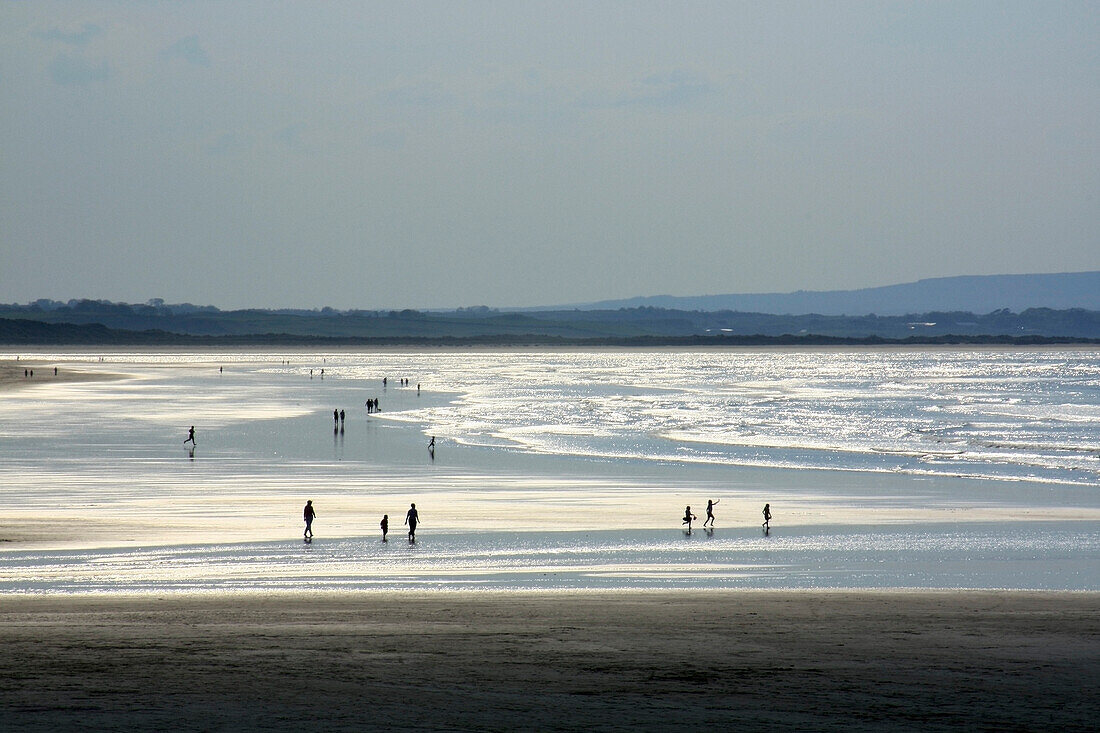 'Enniscrone, Killala Bay, County Sligo, Ireland; View Of Beach'