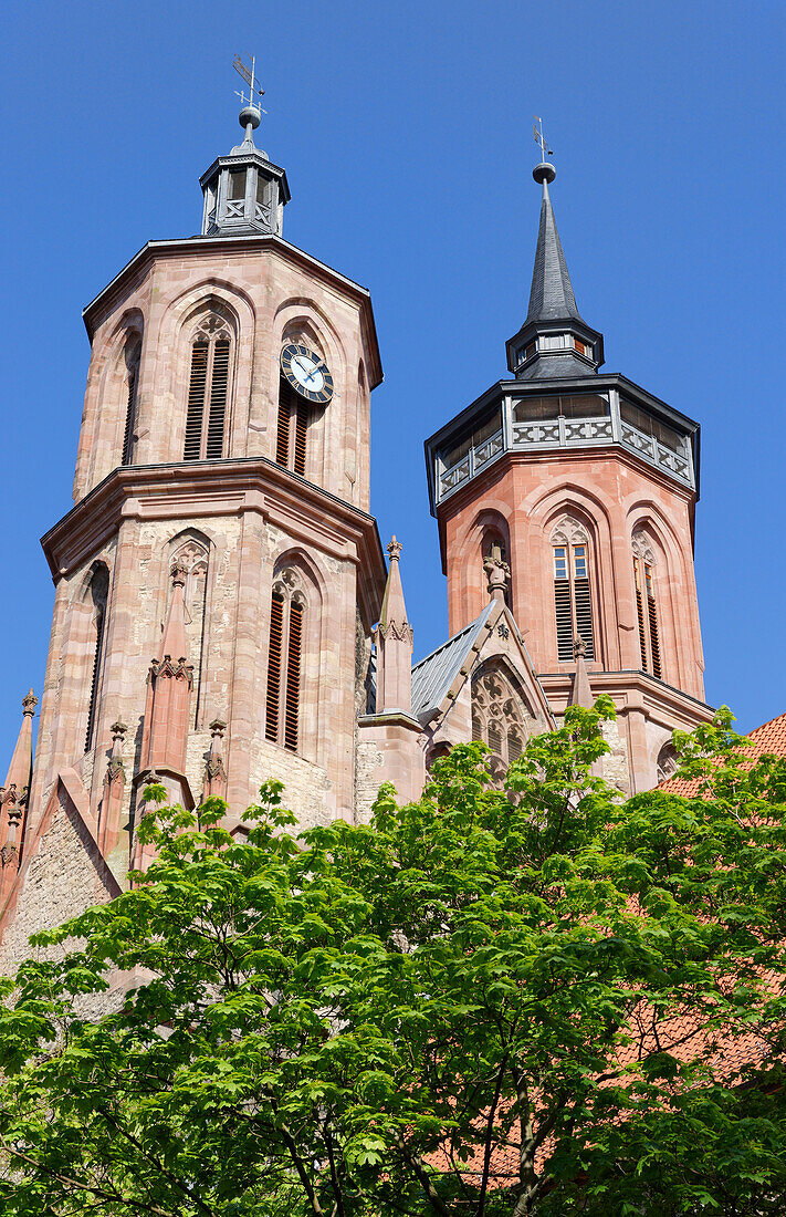 St. Johannis-Kirche, Markt, Göttingen, Niedersachsen, Deutschland