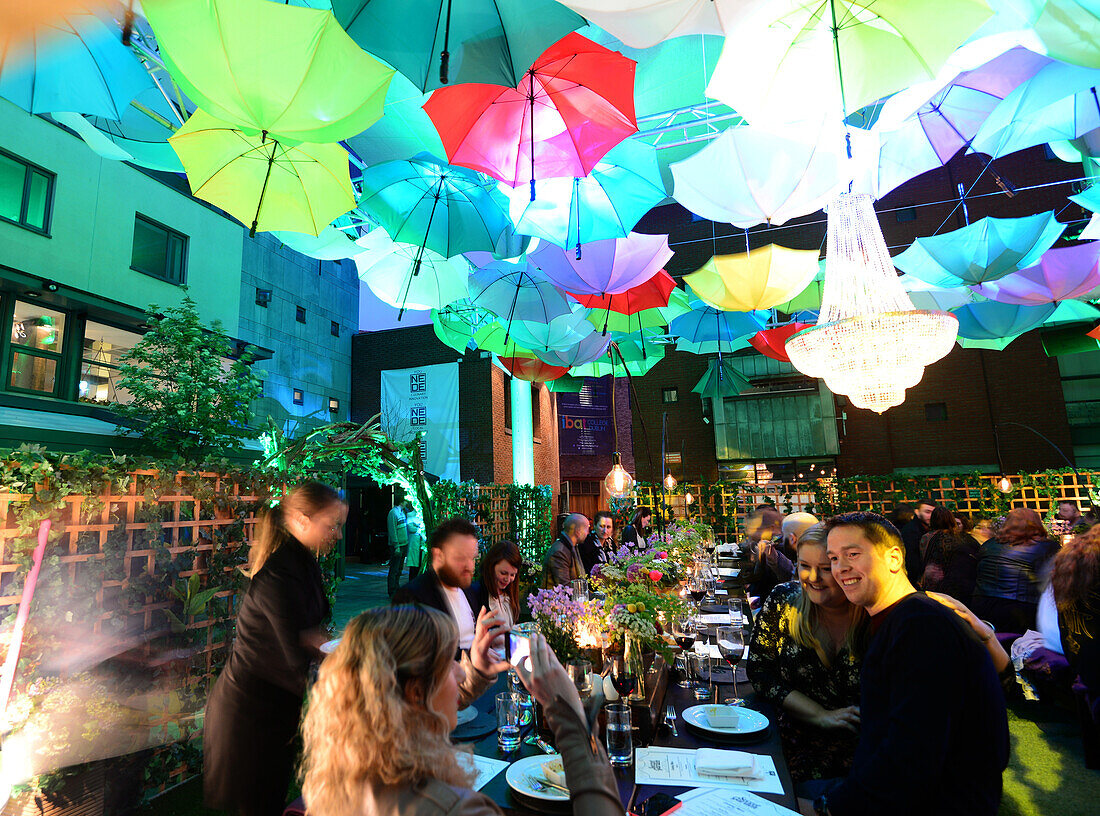 Restaurant im Temple Bar Viertel, Dublin, Irland