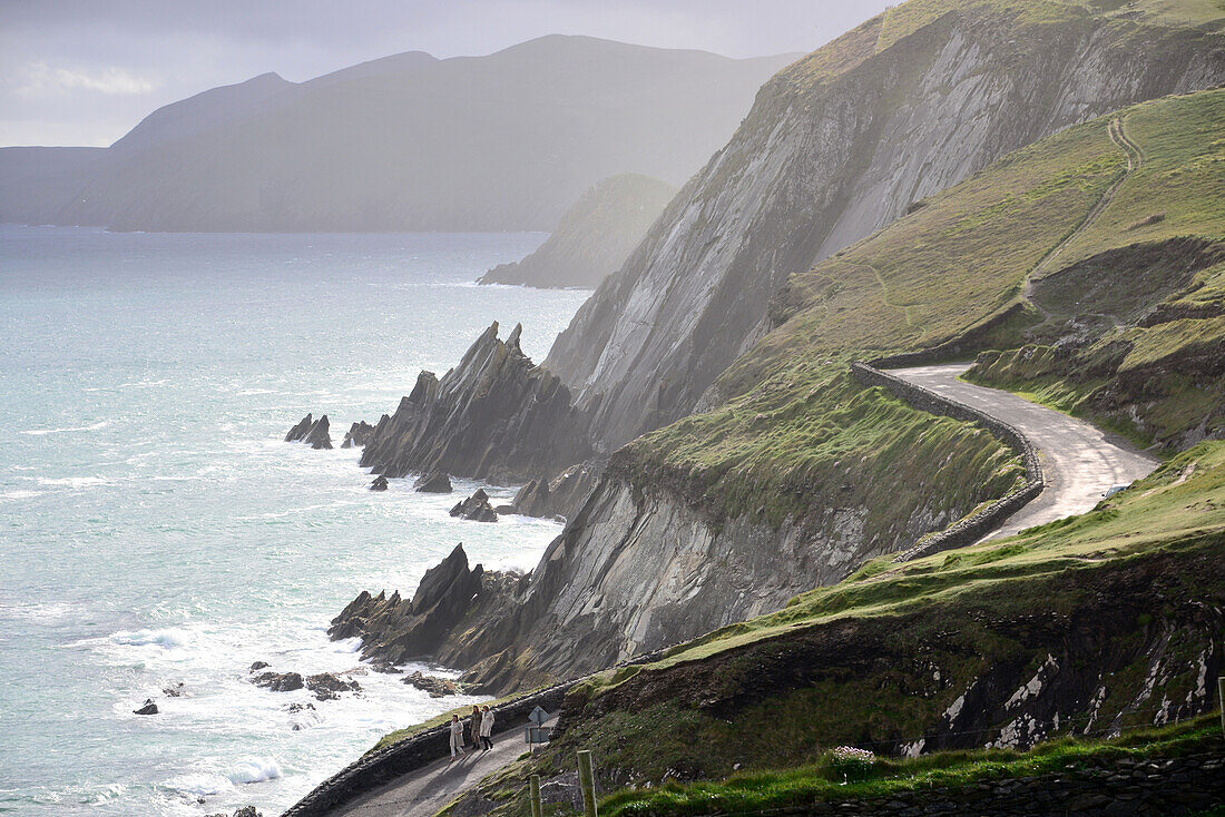 At the Slea Head, Dingle peninsula, Kerry, West coast, Ireland