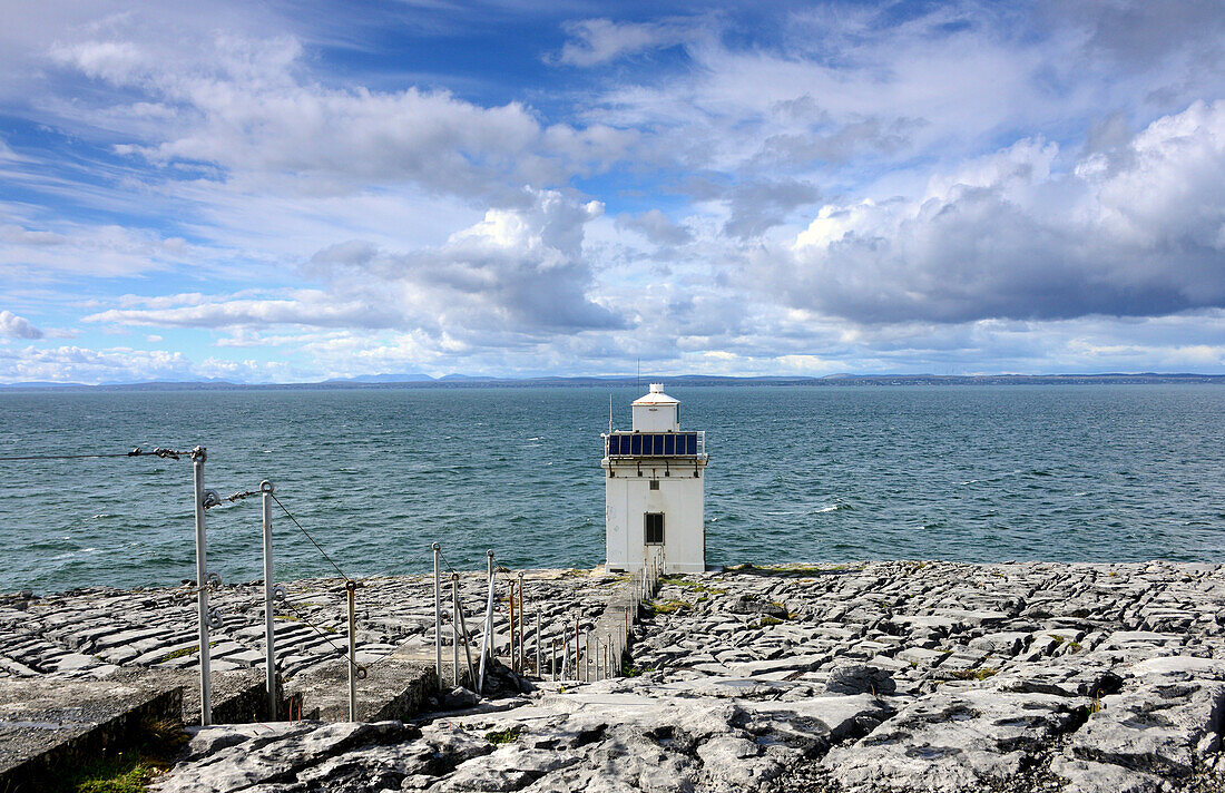 Coast at Black Head with the Burren, Clare, West coast, Ireland