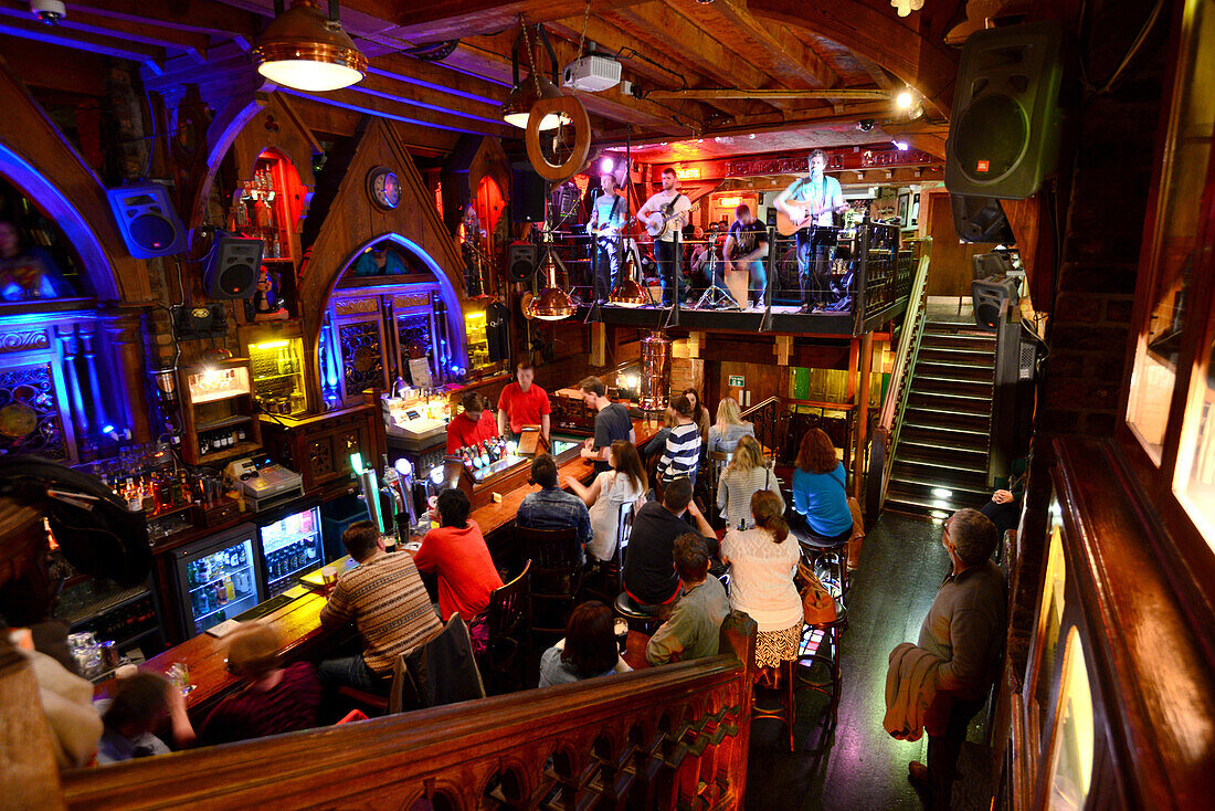 The Quays Bar in Quay Street, Galway, Ireland