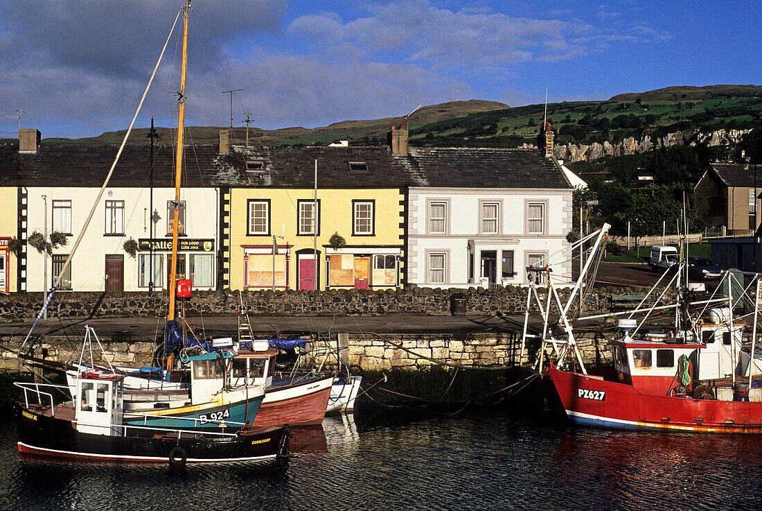 Carnlough harbour County Antrim Northern Ireland United Kingdom Western Europe