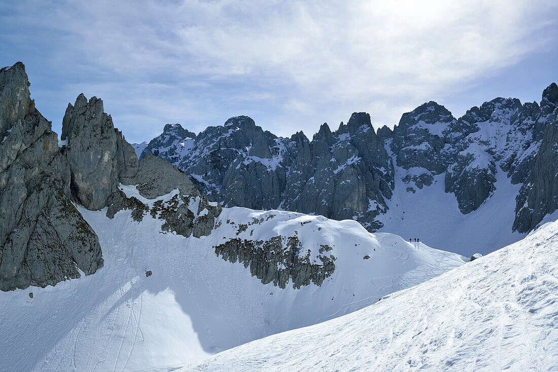 Griesner Kar with Mitterkaiser, Wilder Kaiser, Kaiser Mountains, Tyrol, Austria