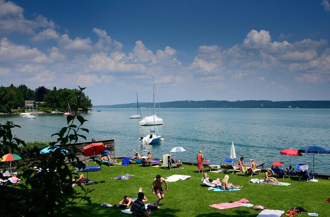 On the westbank near Tutzing, Lake Starnberg, Bavaria, Germany