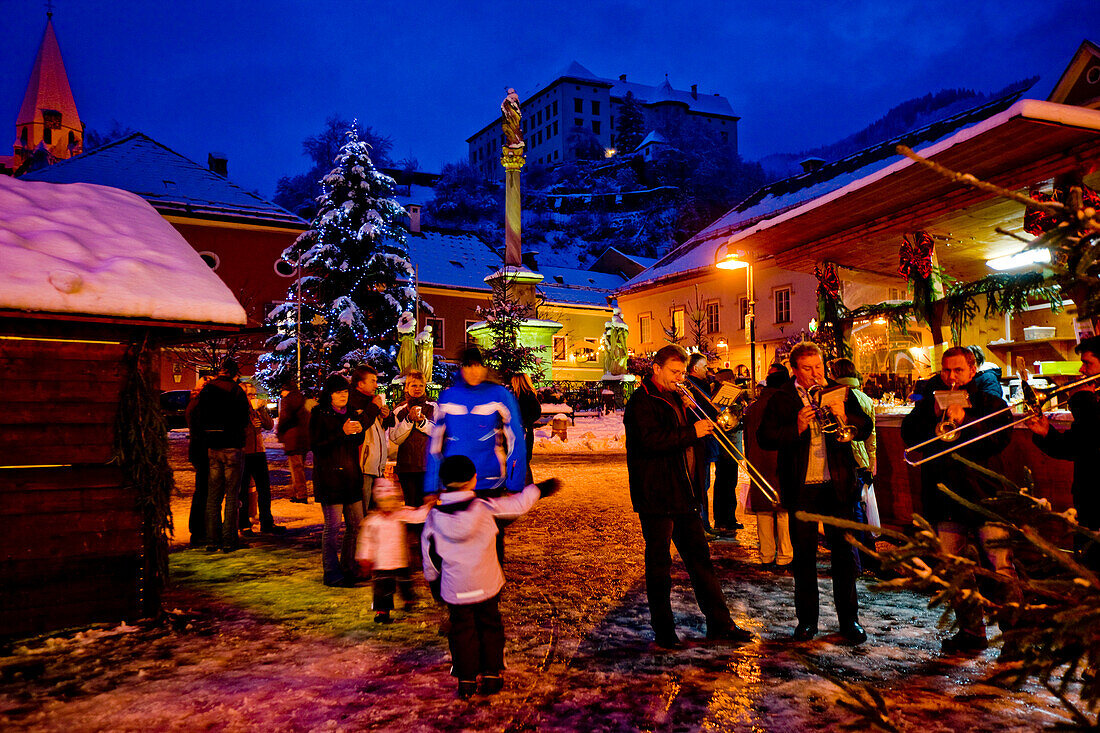 Weihnachtsmarkt, Murau, Steiermark, Österreich