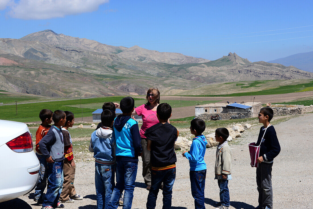 Dogubayazit at Ararat, Kurd populated area, east Anatolia, East Turkey, Turkey