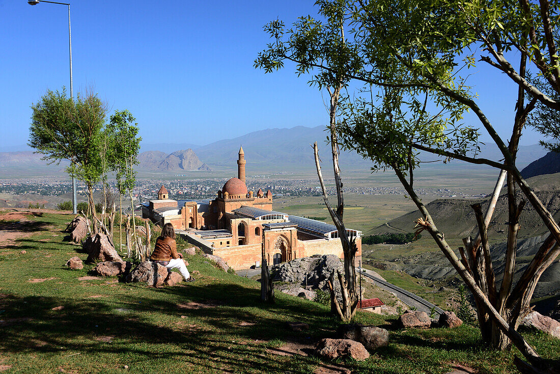 Ishak Pasa Palace near Dogubayazit at Ararat, Kurd populated area, east Anatolia, East Turkey, Turkey