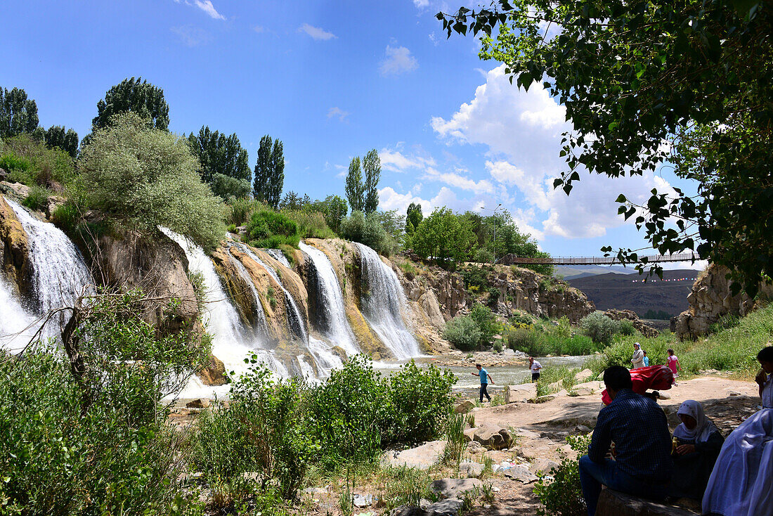 Muradiye waterfall, Kurd populated area, east Anatolia, East Turkey, Turkey