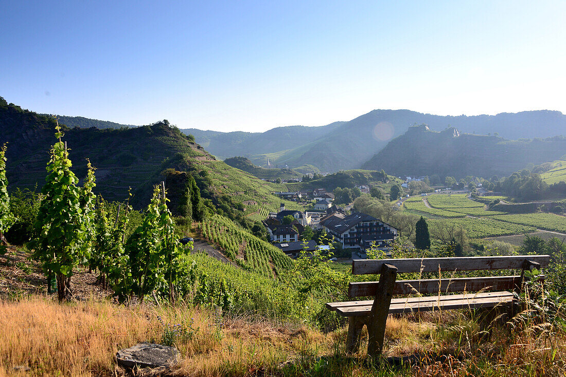 Landscape near Mayschoss in the Ahr Valley, Eifel, Rhineland-Palatinate, Germany