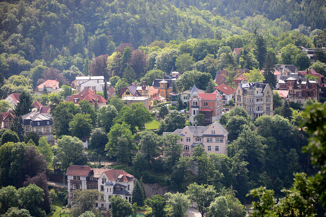 Landschaft bei Eisenach, Thüringer Wald, Thüringen, Deutschland