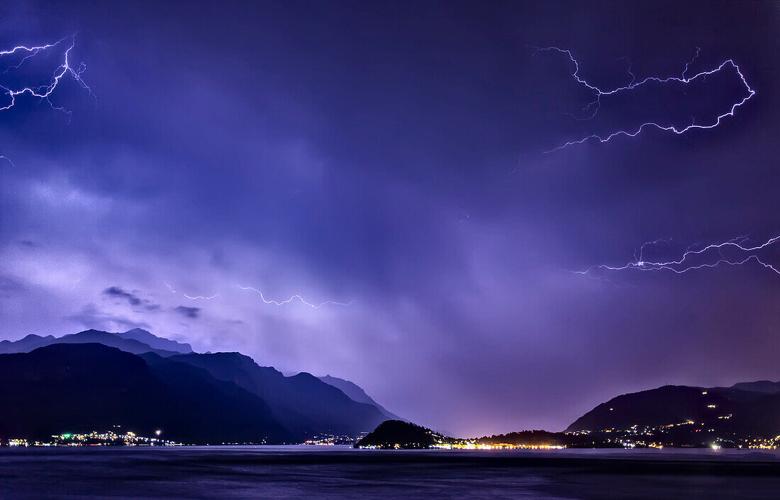 A warm and sticky summer evening a really heavy thunderstorm came up. I never experienced something like that before so I decided to go out capturing it. Luckily I got this shot