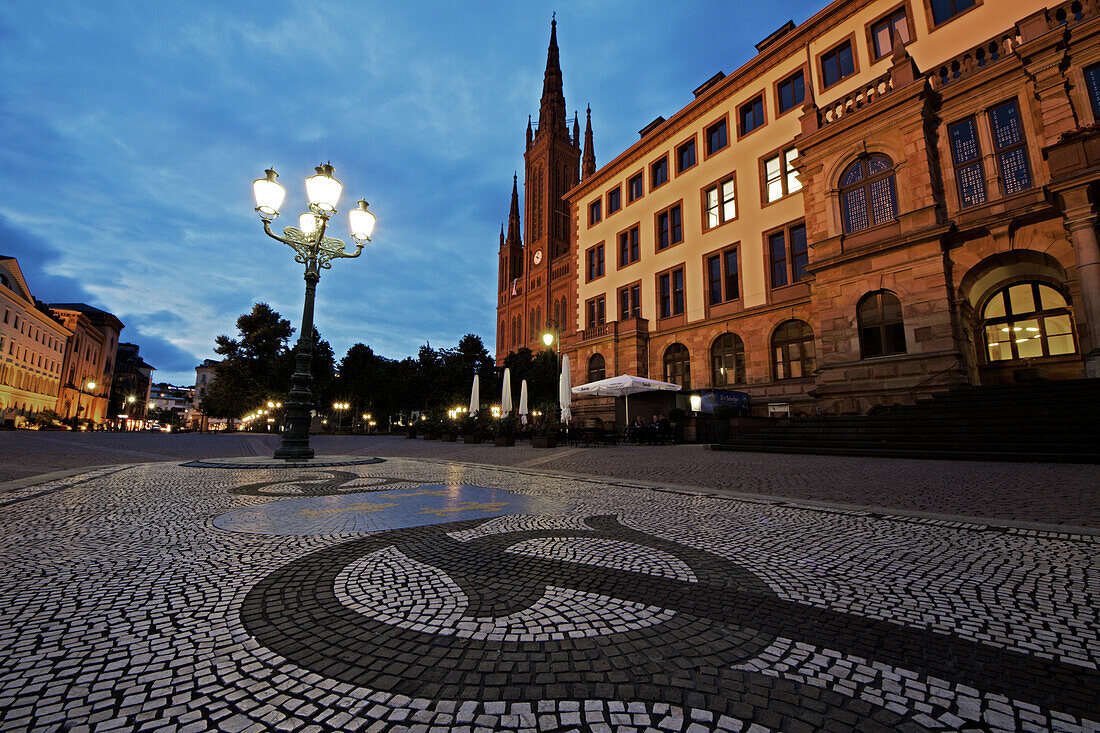 The Castle Square in Wiesbaden