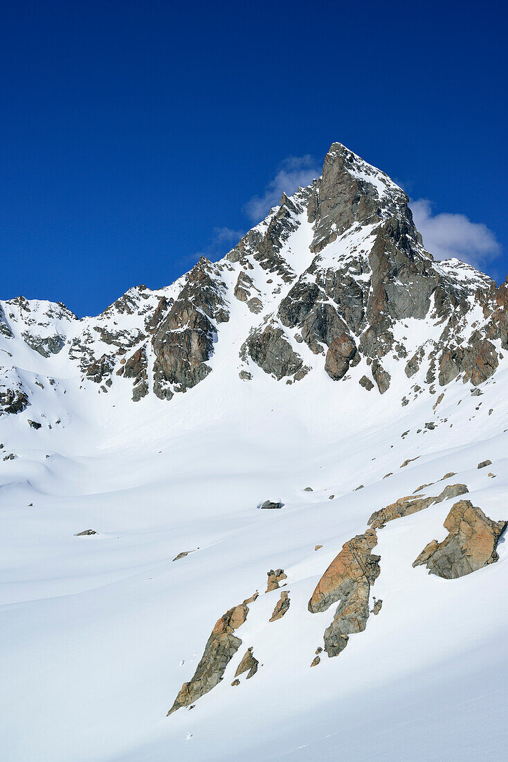 Piz Kesch, Albula Alps, Upper Engadin, Engadin, Canton of Graubuenden, Switzerland