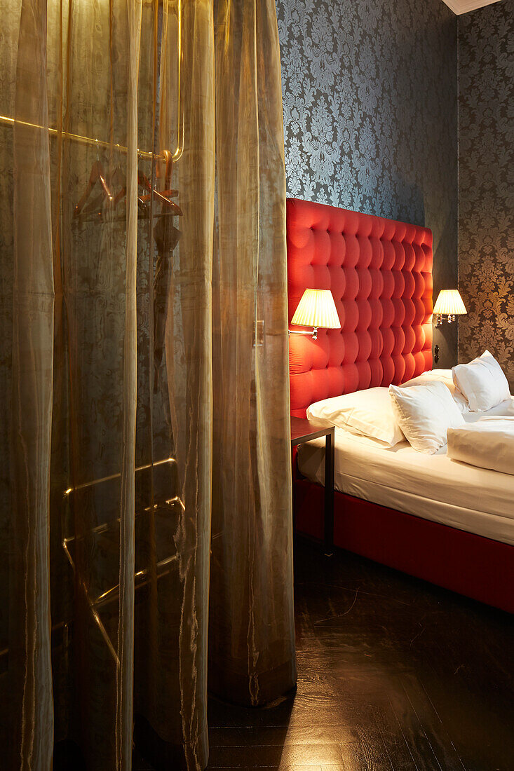 Double room designed by Matteo Thun, Altstadt Vienna Hotel, Kirchengasse 41, 7th district, Vienna, Austria