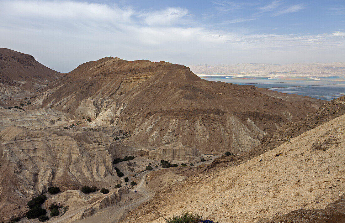 Schlucht in Kidrontal, Nahal Kidron, Israel, Naher Osten, Asien