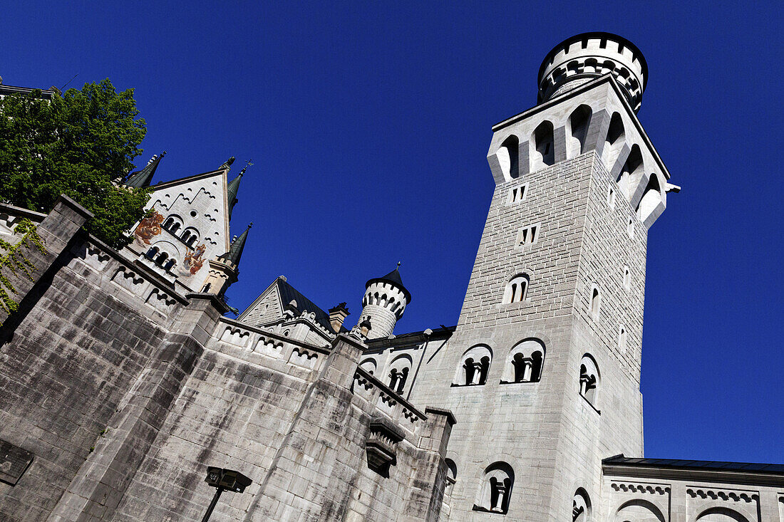 Neuschwanstein castle, Hohenschwangau, Bavaria, Germany