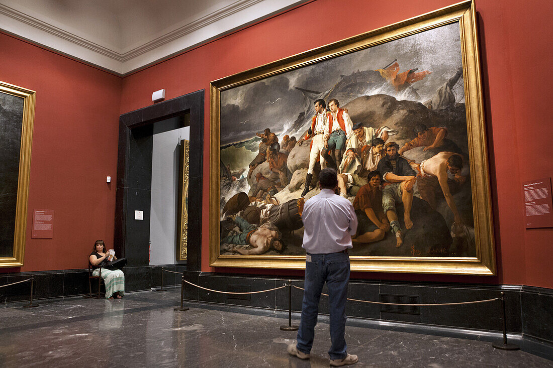 Inside the Museo Nacional del Prado, Madrid, Spain