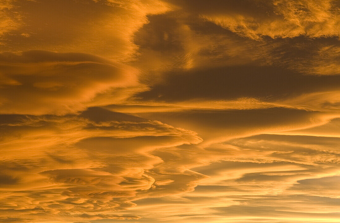 A passing storm produces a dramatic sunset on November 20, 2006 in Fort Collins, Colorado.