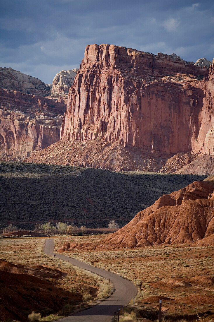 Red rock scenery in Capitol Reef National Park in southern Utah