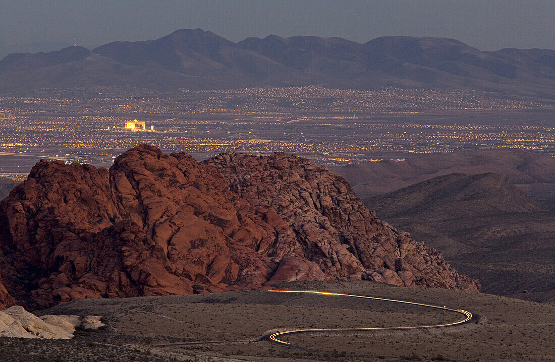 The ever expanding city of Las Vegas is getting very close to Red Rock Canyon National Conservation Area.