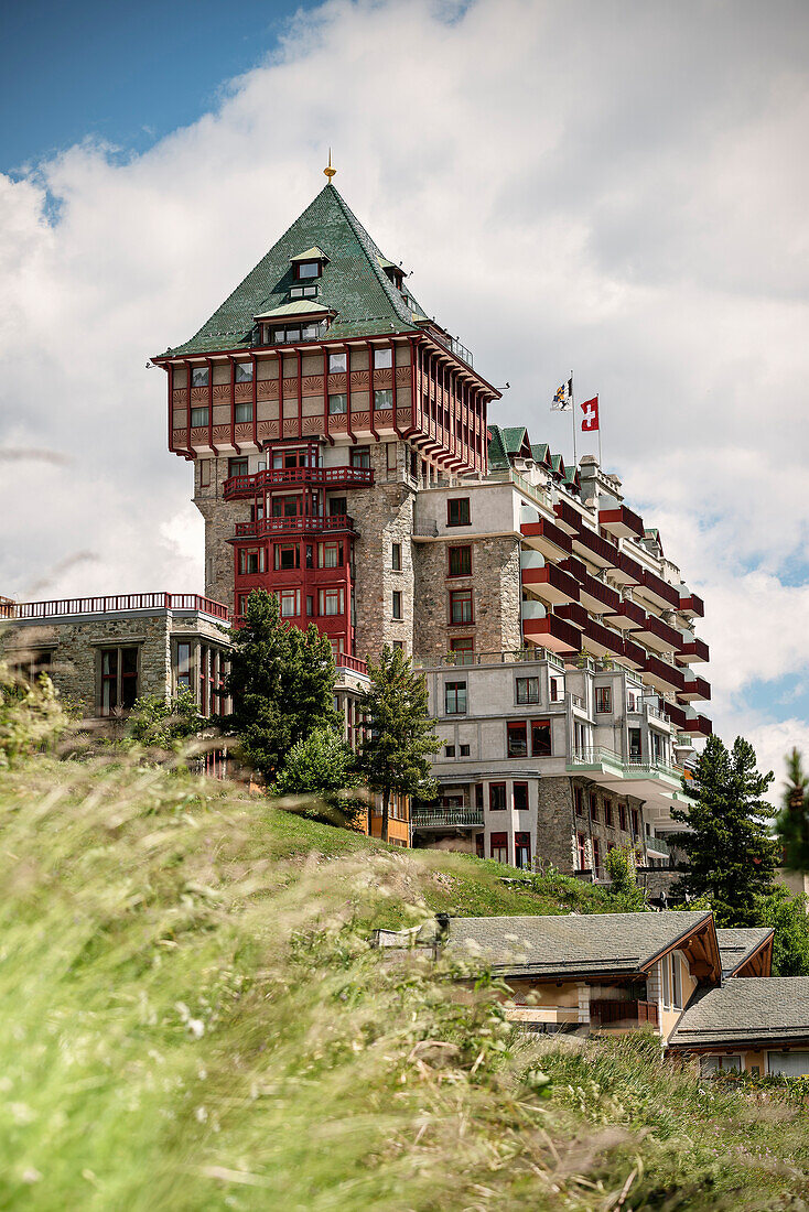 Badrutt’s Palace Luxus Hotel, St. Moritz, Engadin, Graubünden, Schweiz