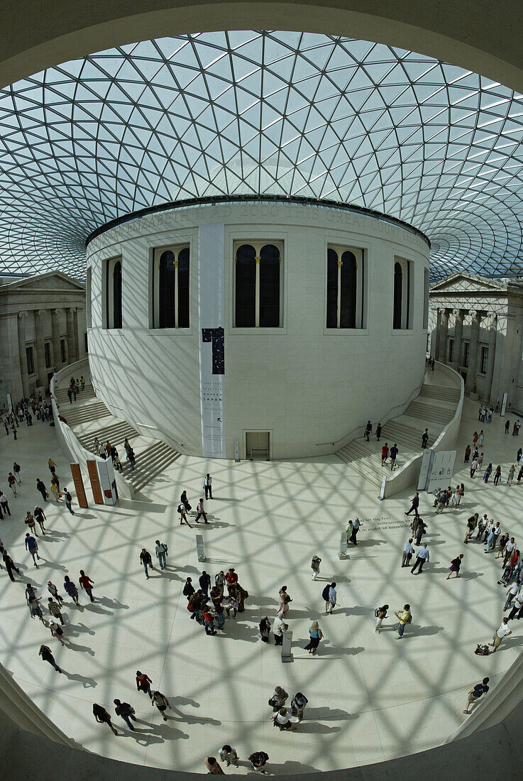 Courtyard at the British Museum in London
