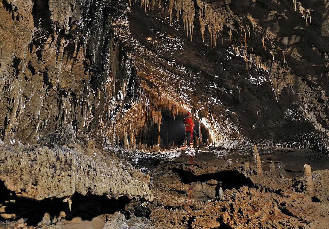 Cave passage discovered in March 2011 in Clearwater Cave - The 8th longest cave in the world, Borneo, Malaysia