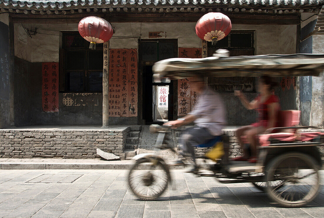 Tuk tuk taxi, Pingyao. Shaanxi Province. China