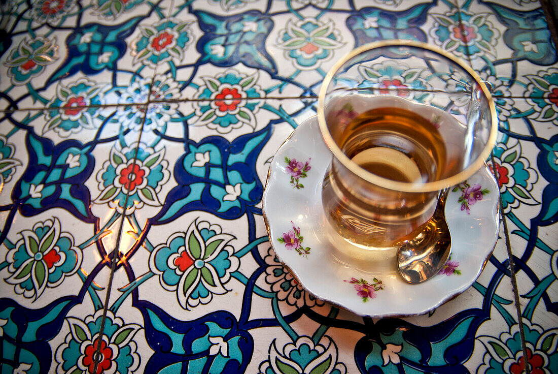 Turkish tea, Istanbul, Turkey