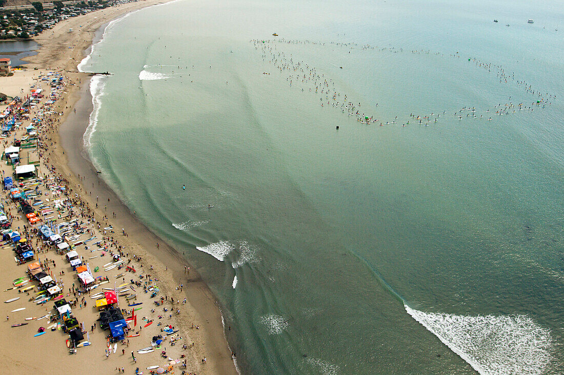 Battle Of the Paddle, Dana Point CA Aerials