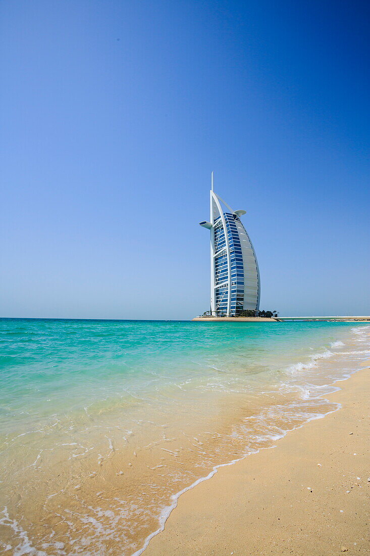 Burj Al Arab Hotel, Jumeirah Beach, Dubai, United Arab Emirates, Middle East