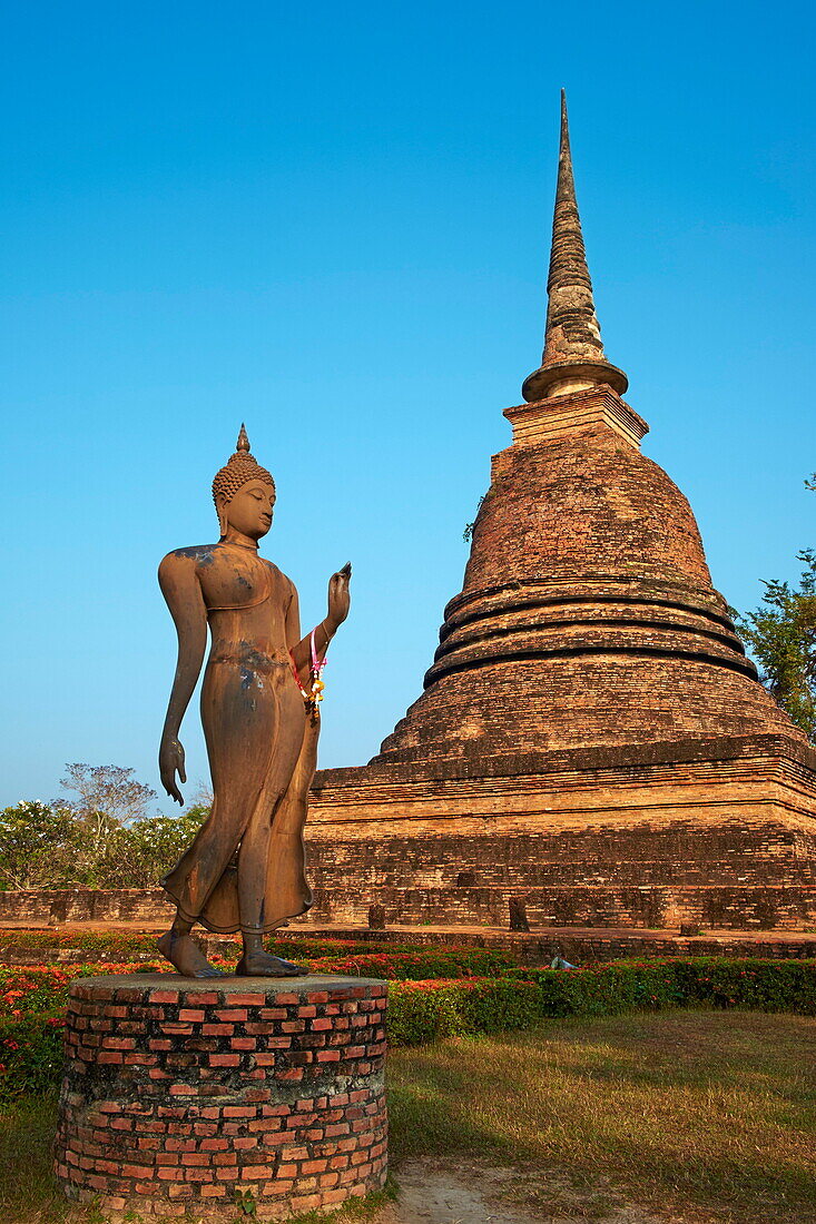 Wat Sa Sri, Sukhothai Historical Park, UNESCO World Heritage Site, Sukhothai, Thailand, Southeast Asia, Asia