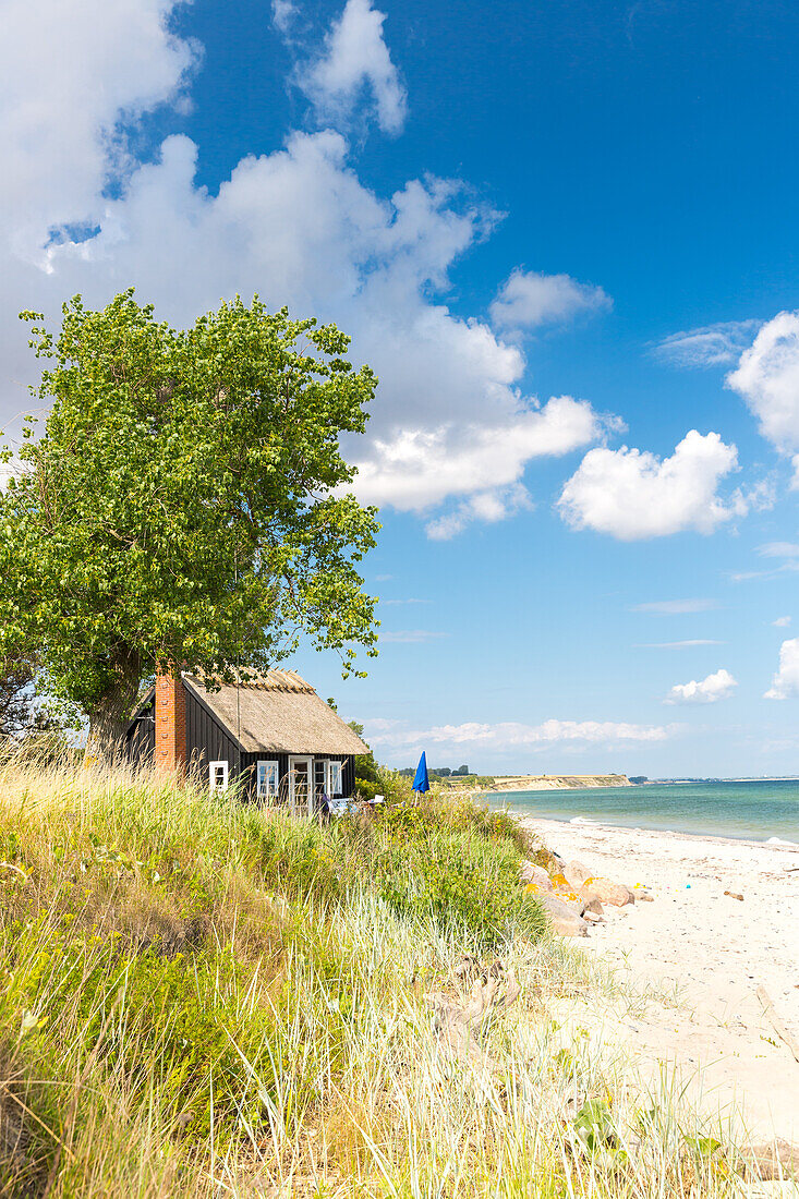 Haus am Ostseestrand, Rytsebaek, Insel Mön, Dänemark