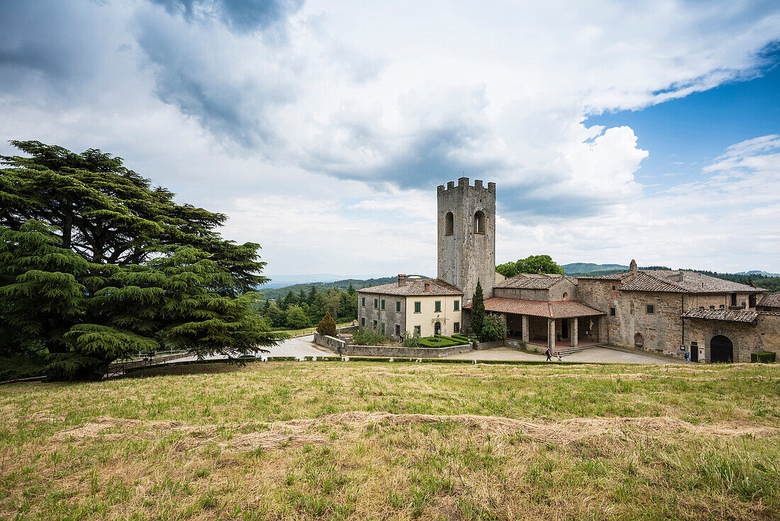 Badia a Coltibuono, near Gaiole, Chianti, Tuscany, Italy