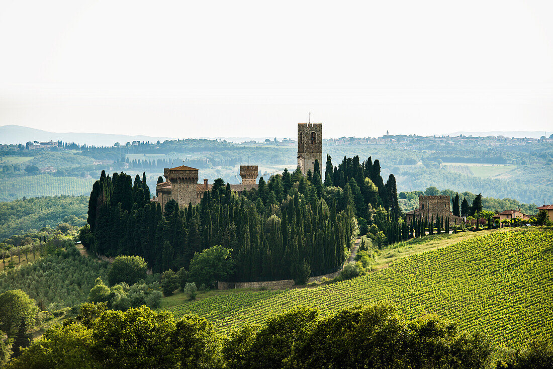 Badia di Passignano, near Greve, Chianti, Tuscany, Italy